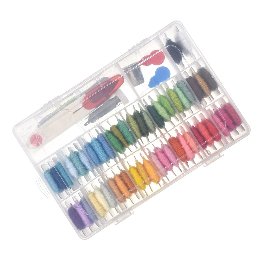Embroidery For Beginners - 50 Perlengkapan Kit Bordir Aneka Ragam