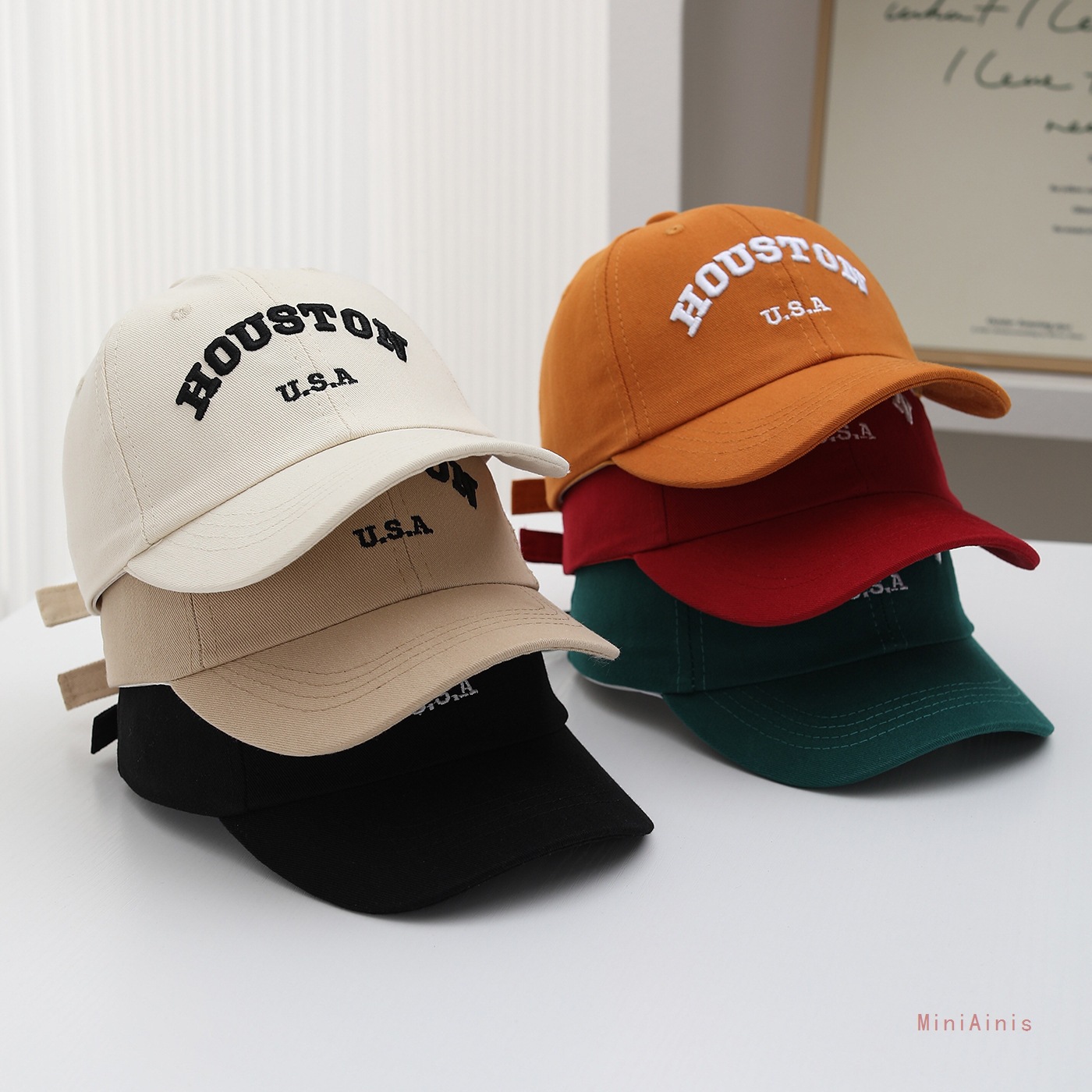 Embroidery Cap - Topi Bisbol Anak Bordir Huruf, Topi