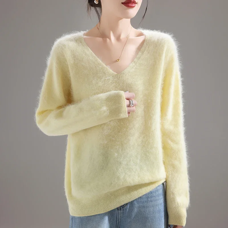 Embroidery Fashion - Sweater Wanita 100% Wol Merino 2025,