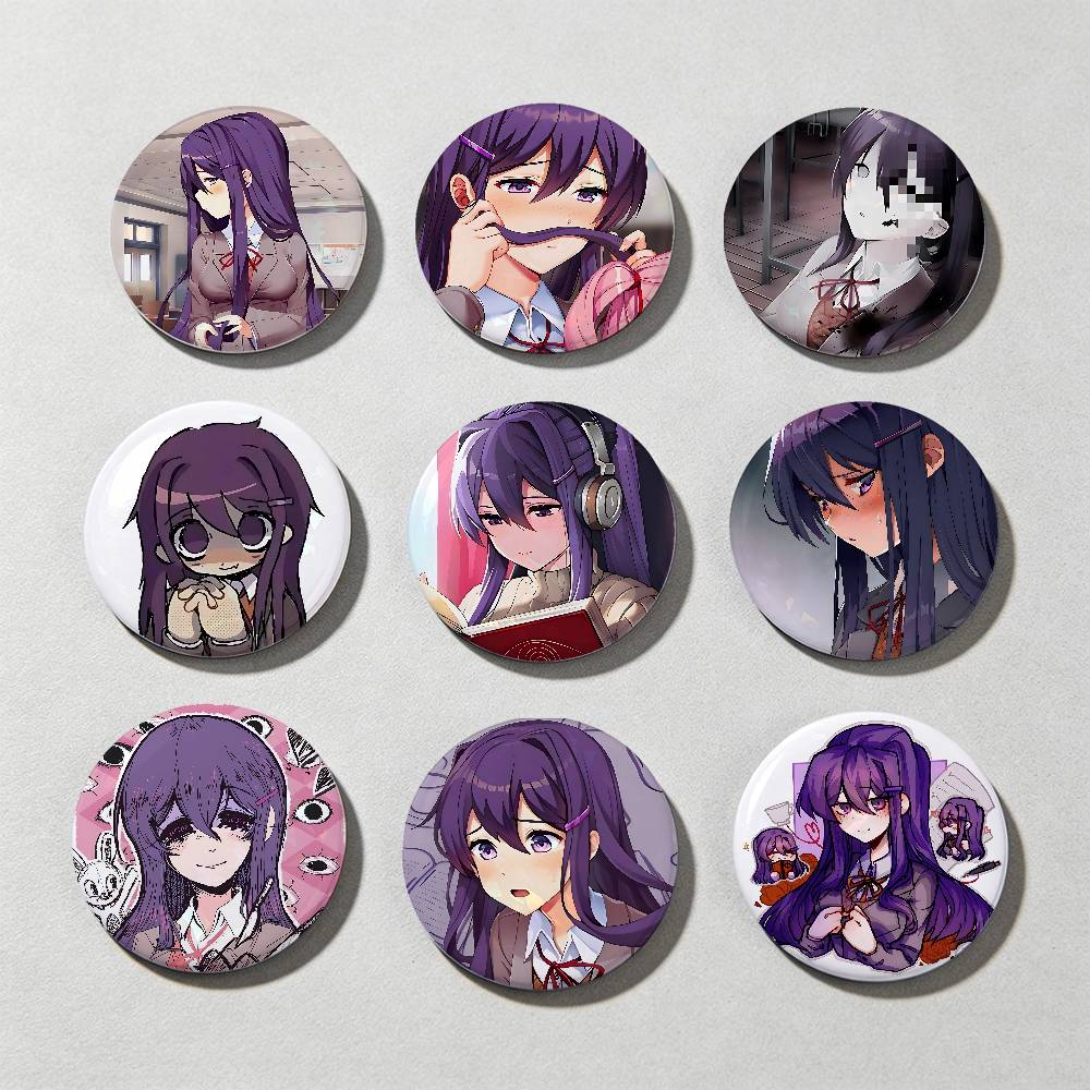 Embroidery Texture - Pin Kancing Tekstur Berlian Laser Anime