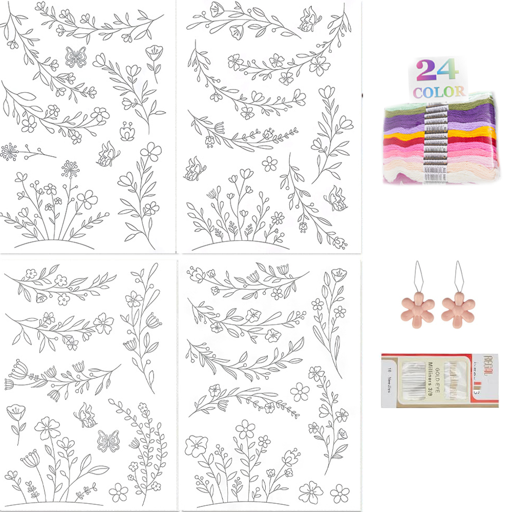 Embroidery For Beginners - Kertas Penstabil Bordir Larut Air, Lembaran