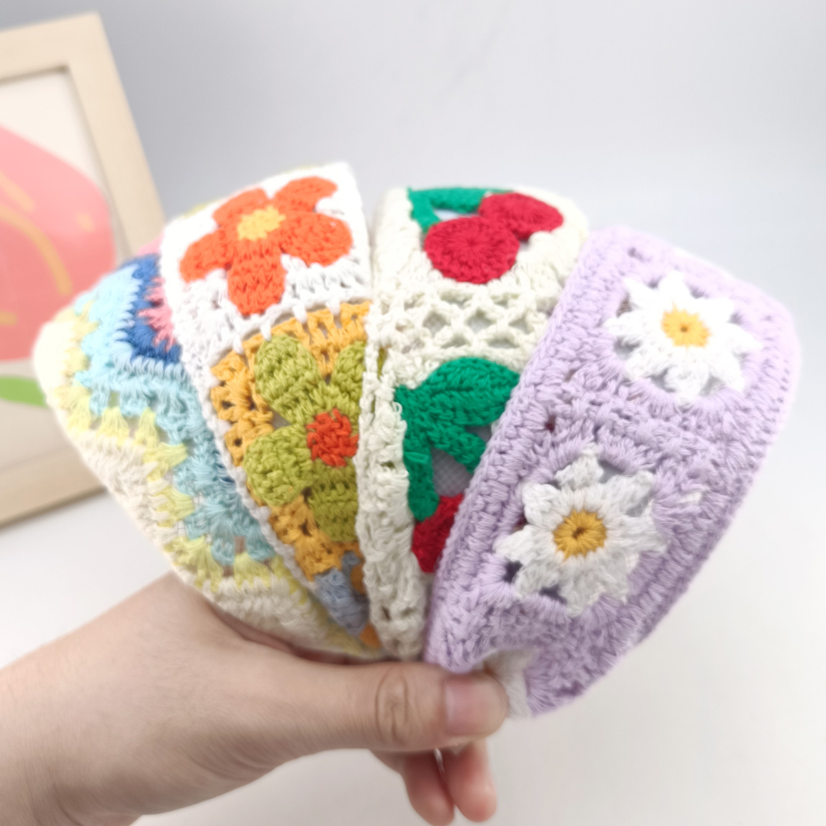 Embroidery Hooping - Simpai Rambut Anak Perempuan Bordir Bunga