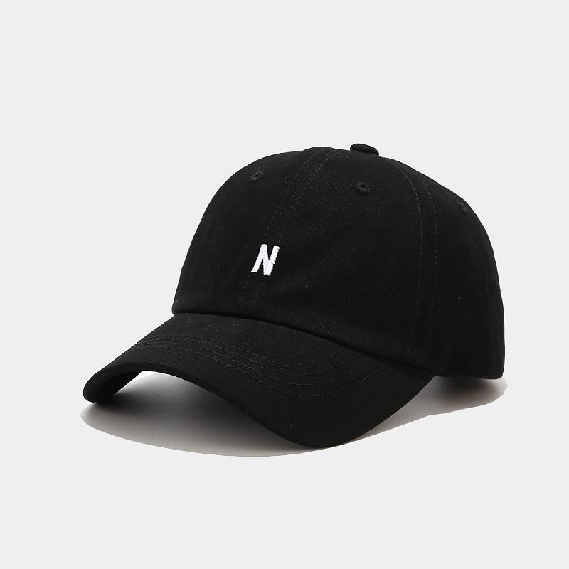 Embroidery Letter N - Topi bisbol Casquette katun bordir 2024