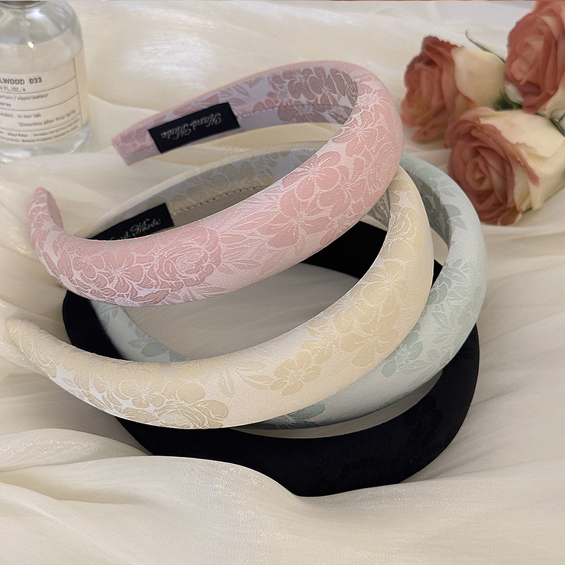 Embroidery Hooping - Bando spons bordir bunga mawar wanita,