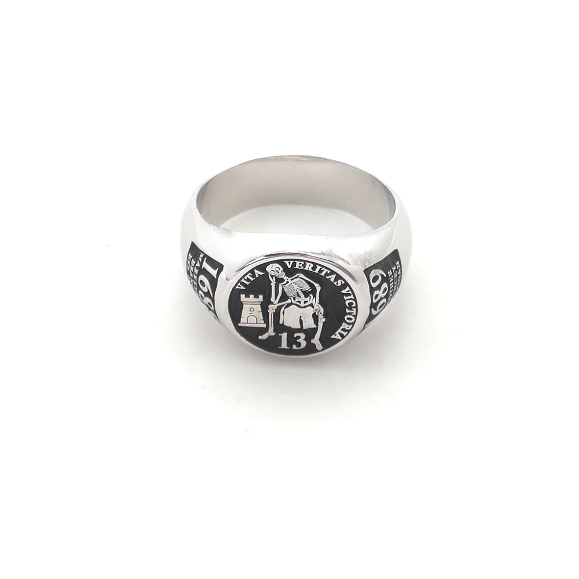 Kustom terukir 17mm cincin ata - Embroidery Alphabet ulasan dan harga