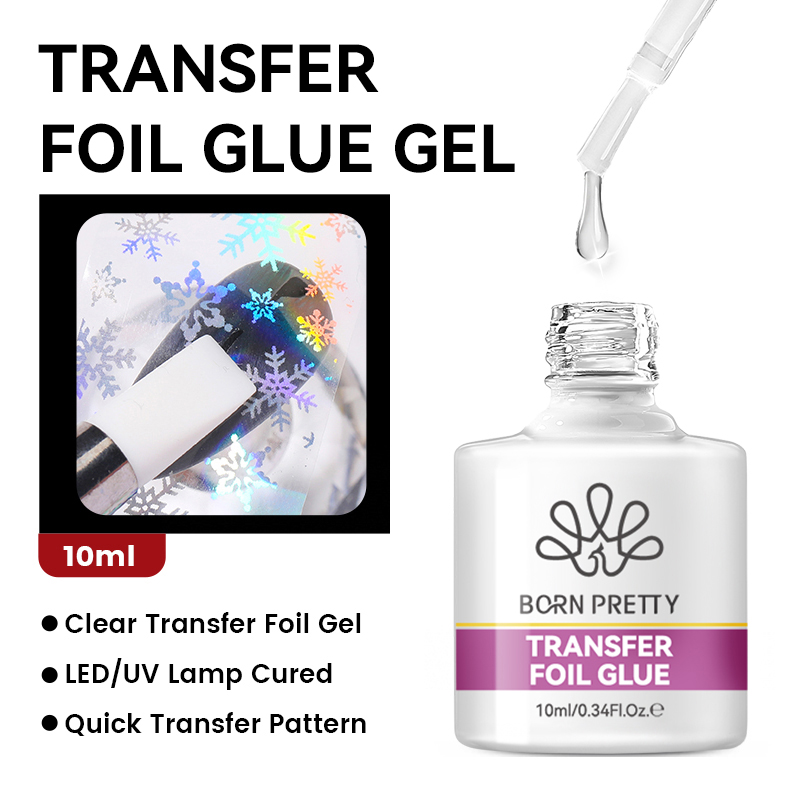 BORN PRETTY Lem Gel Foil Kuku  - Transfer Paper Carbon ulasan dan harga