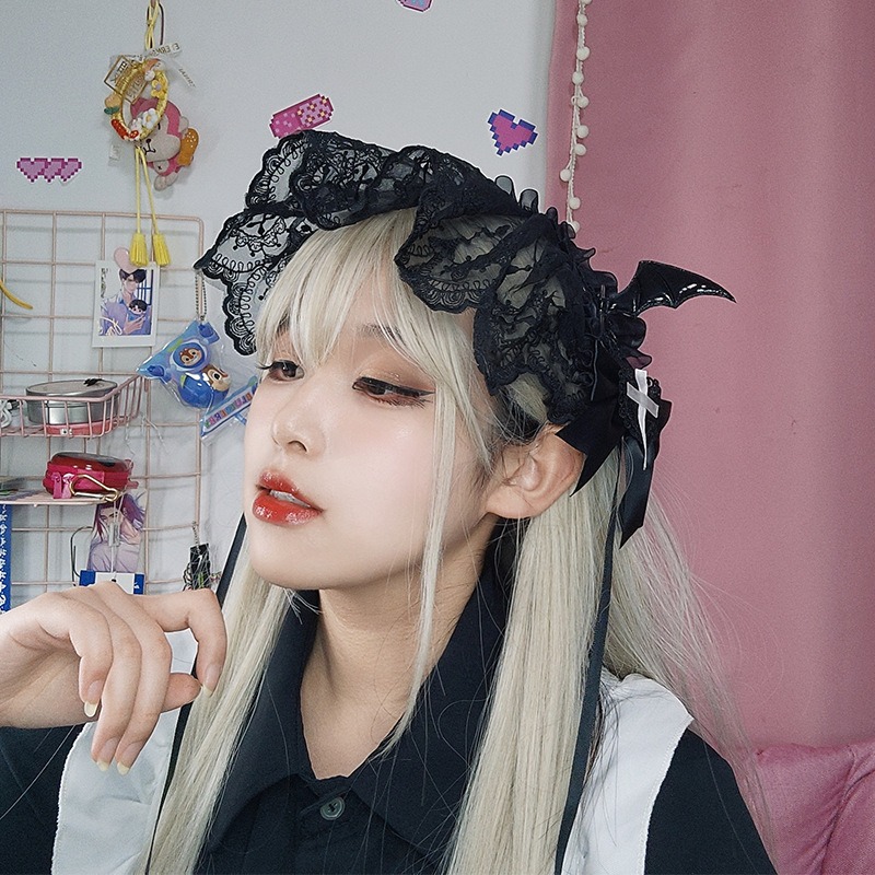 Cosplay Anime Gothic Lolita Pe - Embroidery Hooping ulasan dan harga