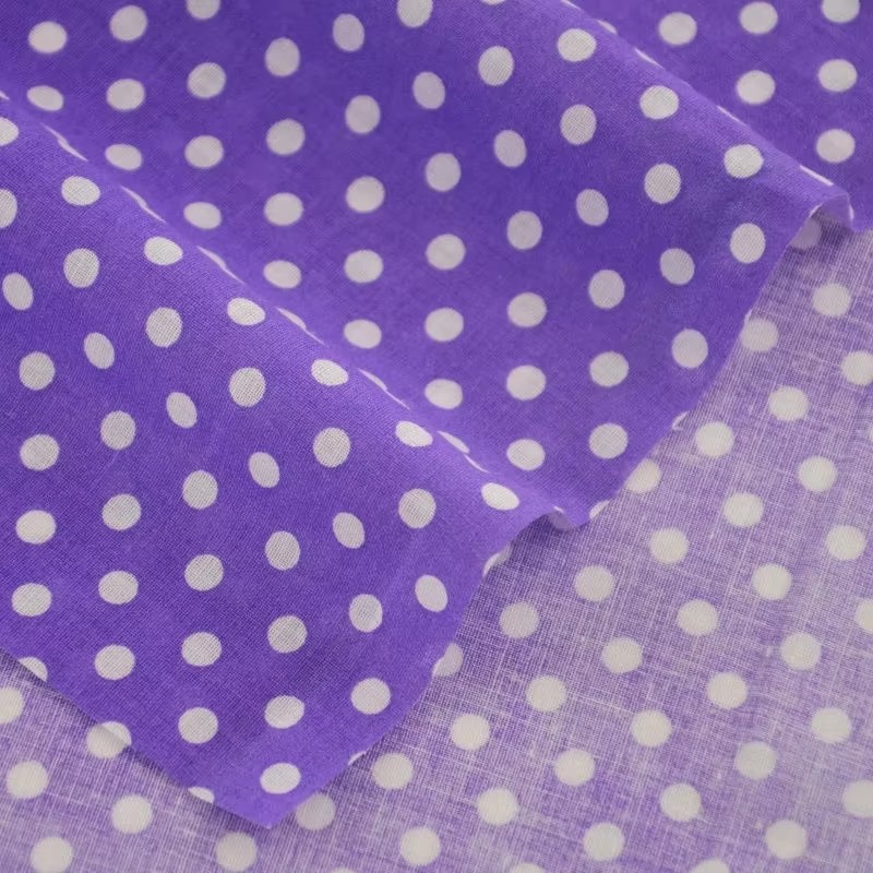 50X150CM Putih Oranye Polka Do - Embroidery Garments ulasan dan harga