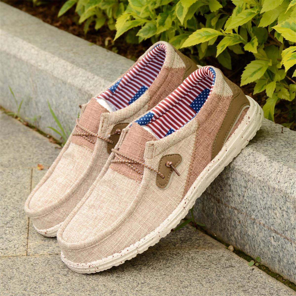 Sepatu Slip-On Kasual Outdoor  - Embroidery Garments ulasan dan harga