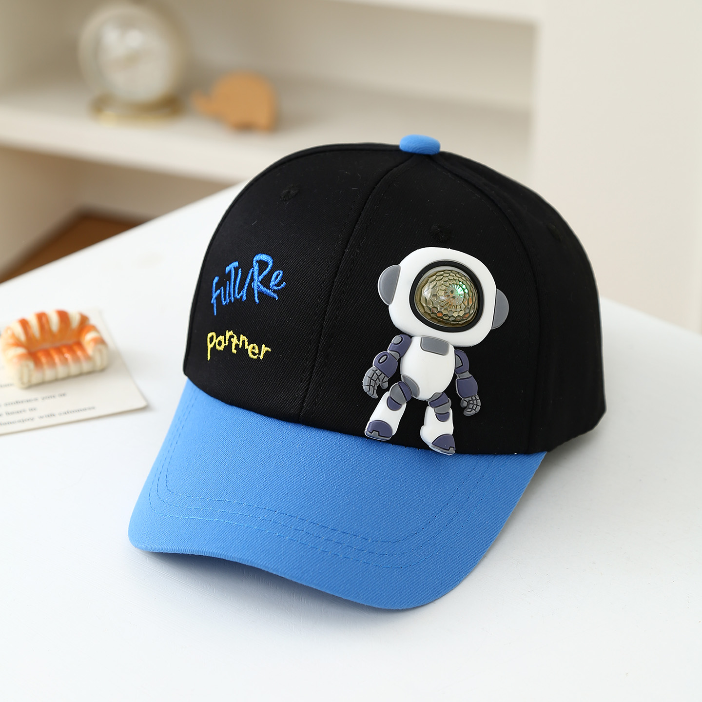 Boneka Robot Karet Lembut Anak - Embroidery Cap ulasan dan harga