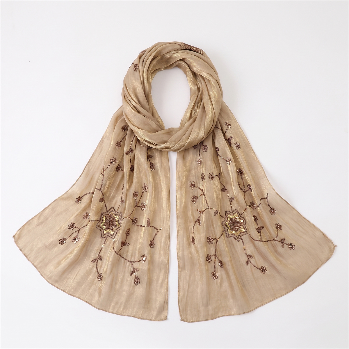 Hijab Kerudung Kerut Modis Den - Embroidery Fashion ulasan dan harga