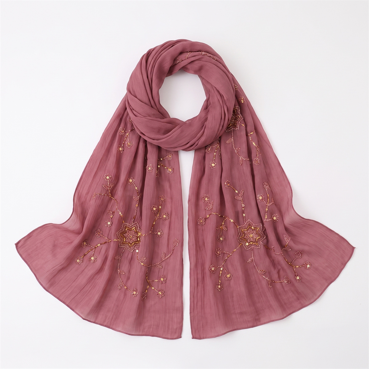 Hijab Kerudung Kerut Modis Den - Embroidery Fashion ulasan dan harga