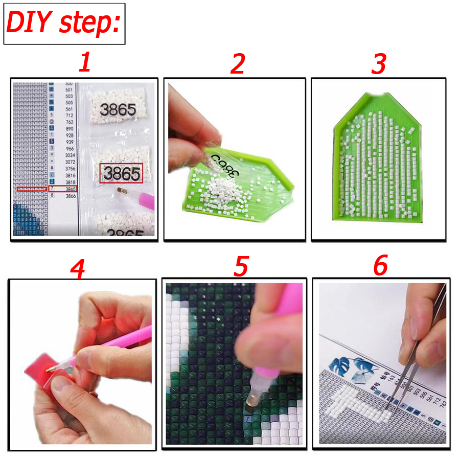 5D DIY persegi bulat lukisan b - Embroidery Running Stitch ulasan dan harga