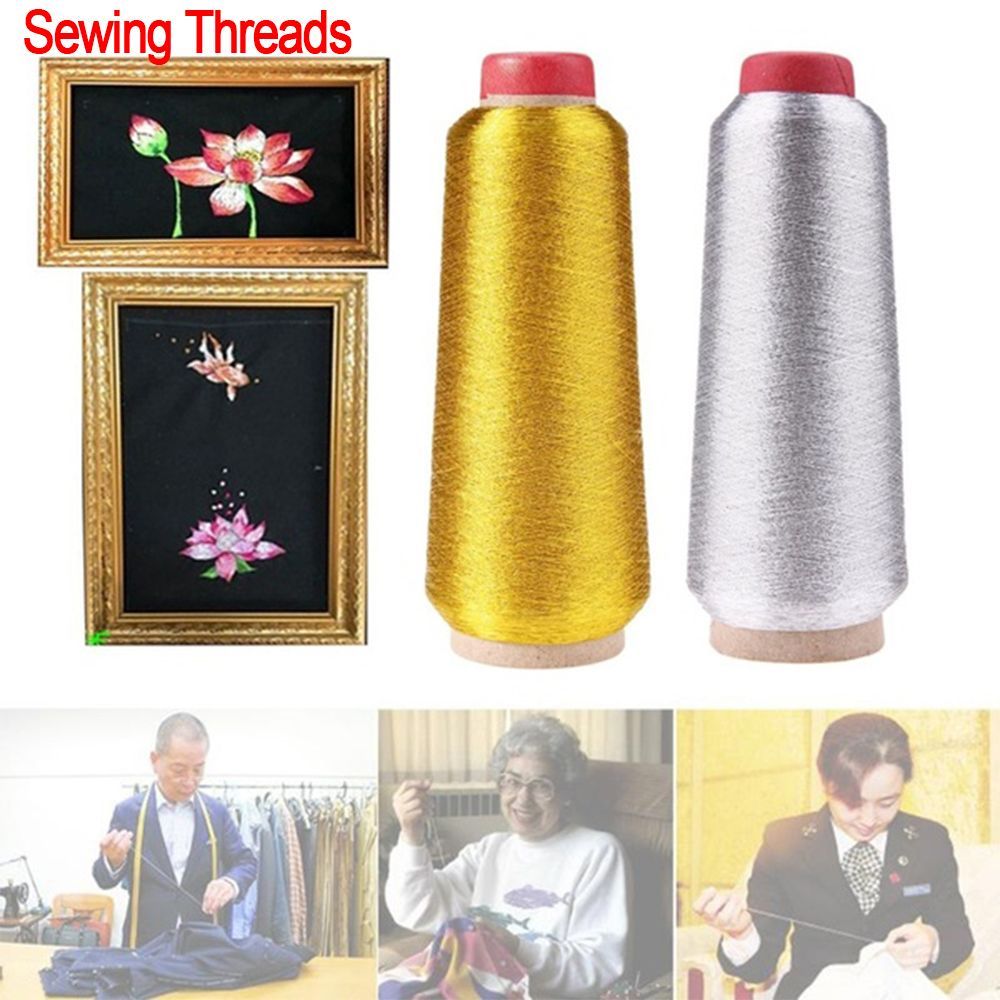 Benang bordir emas/perak benan - Embroidery X Stitch ulasan dan harga