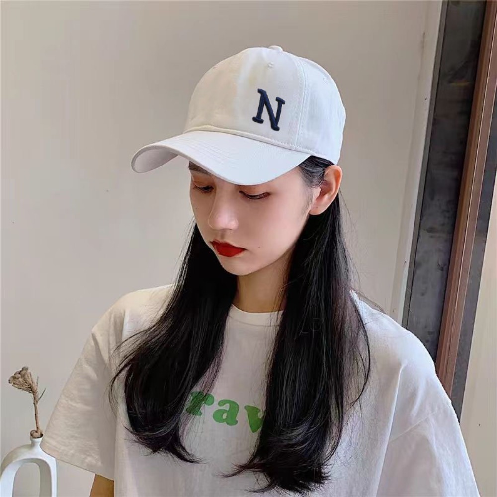 Topi Bisbol Bordir Huruf N Bar - Embroidery Letter N ulasan dan harga