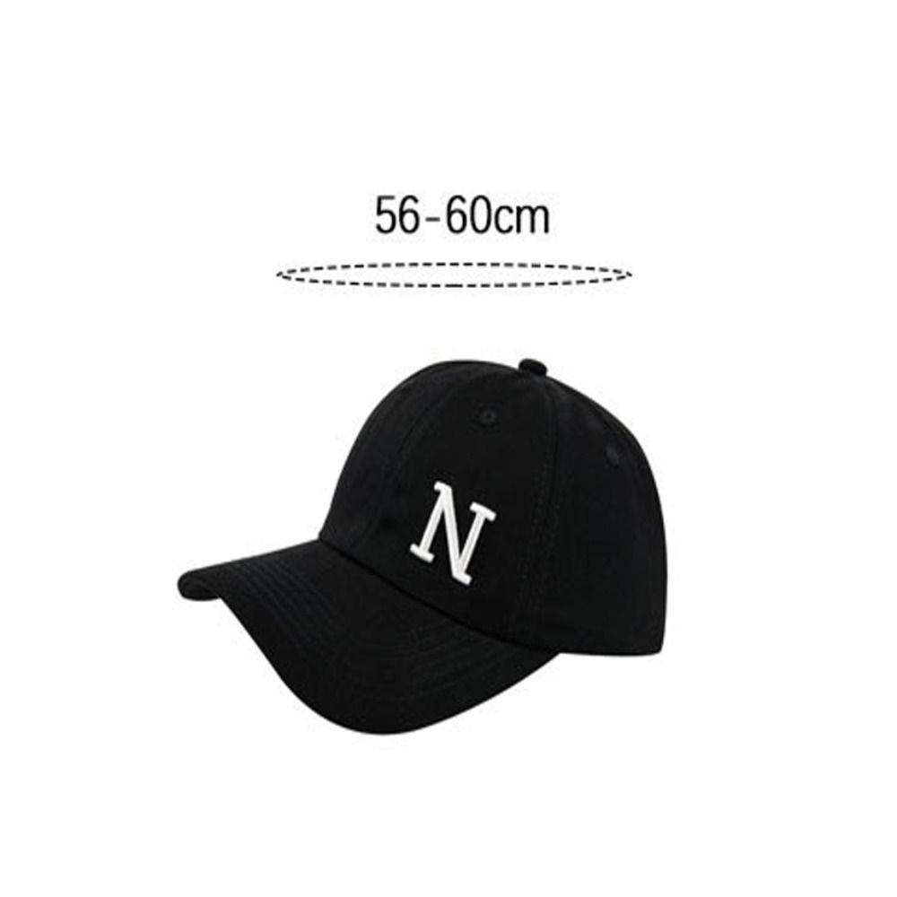 Topi Bisbol Bordir Huruf N Bar - Embroidery Letter N ulasan dan harga