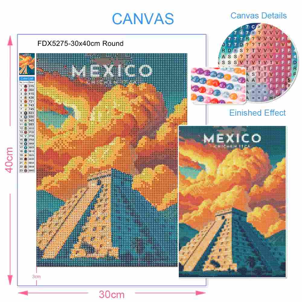 VIVID GEM 2024 Lukisan Berlian - Embroidery X Stitch ulasan dan harga