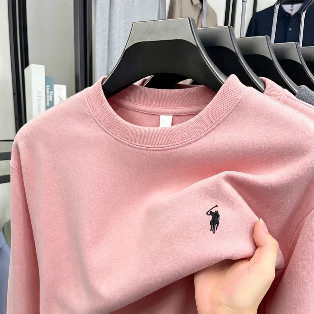 Kaos polo lengan panjang pria  - Embroidery Fashion ulasan dan harga