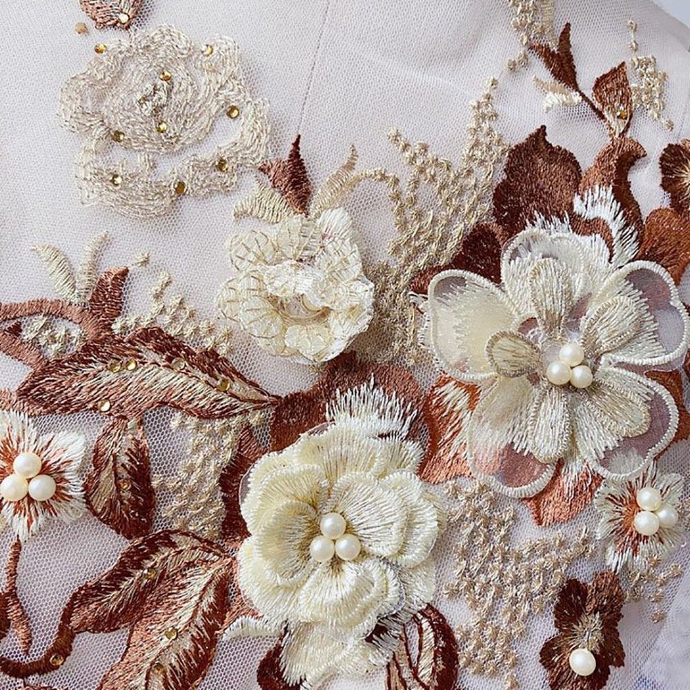 Patch Bordir Payet Warna-warni - Embroidery Flower Pattern ulasan dan harga