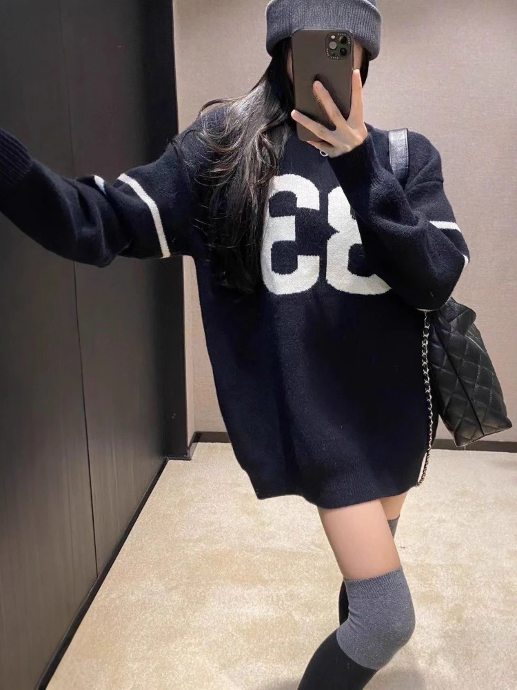 Sweater Rajut Vintage Y2K Wani - Embroidery Fashion ulasan dan harga