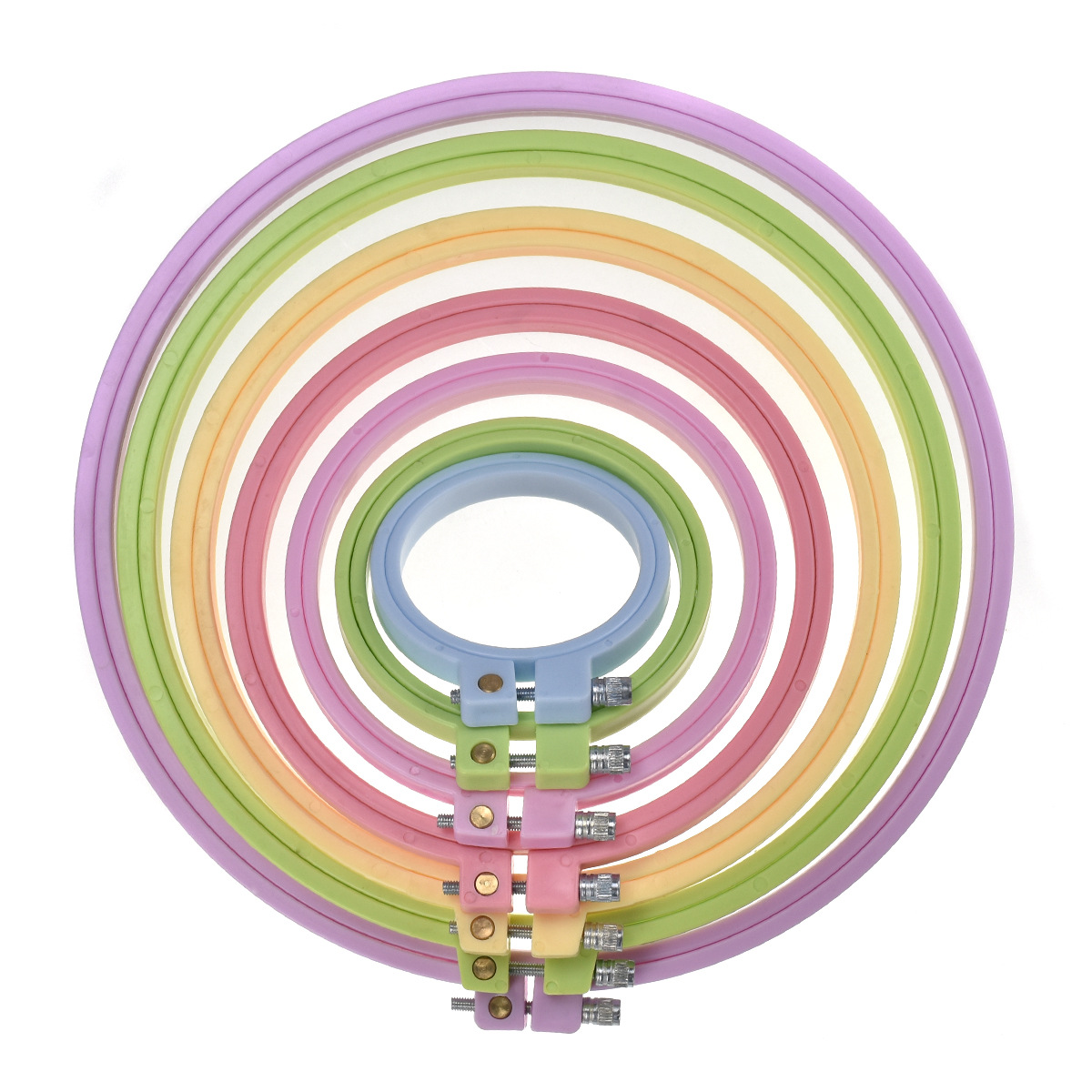 1/7 Buah 7-25Cm Lingkaran Sula - Embroidery Hooping ulasan dan harga