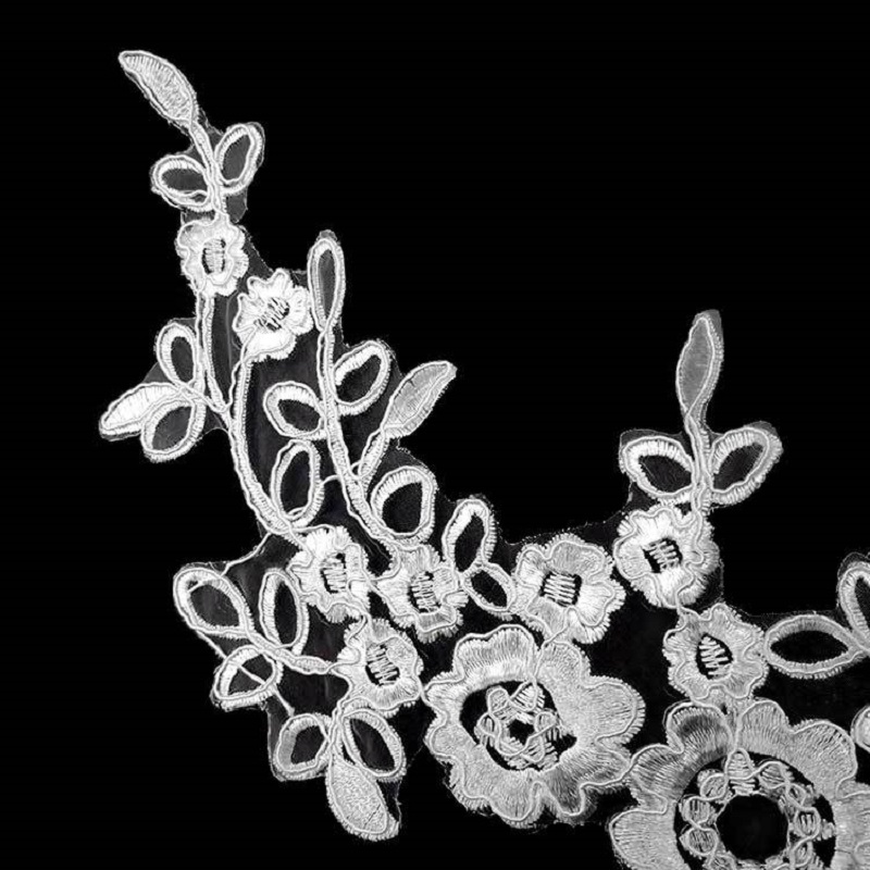 1 Pasang Aksesori Jahit Akseso - Embroidery Flower Pattern ulasan dan harga