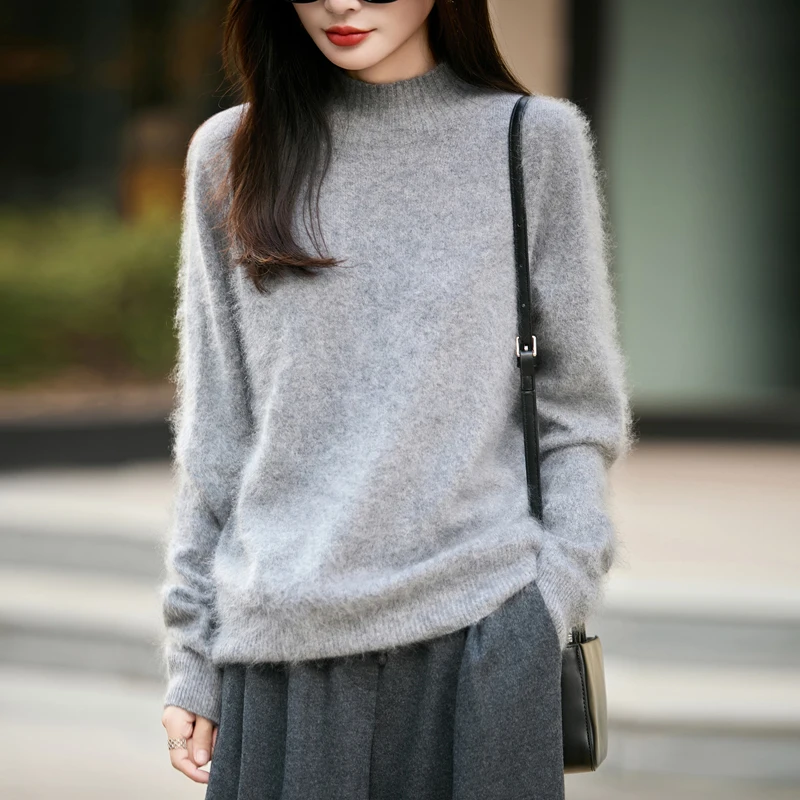 Pullover Wanita 100% Wol Berbu - Embroidery Fashion ulasan dan harga