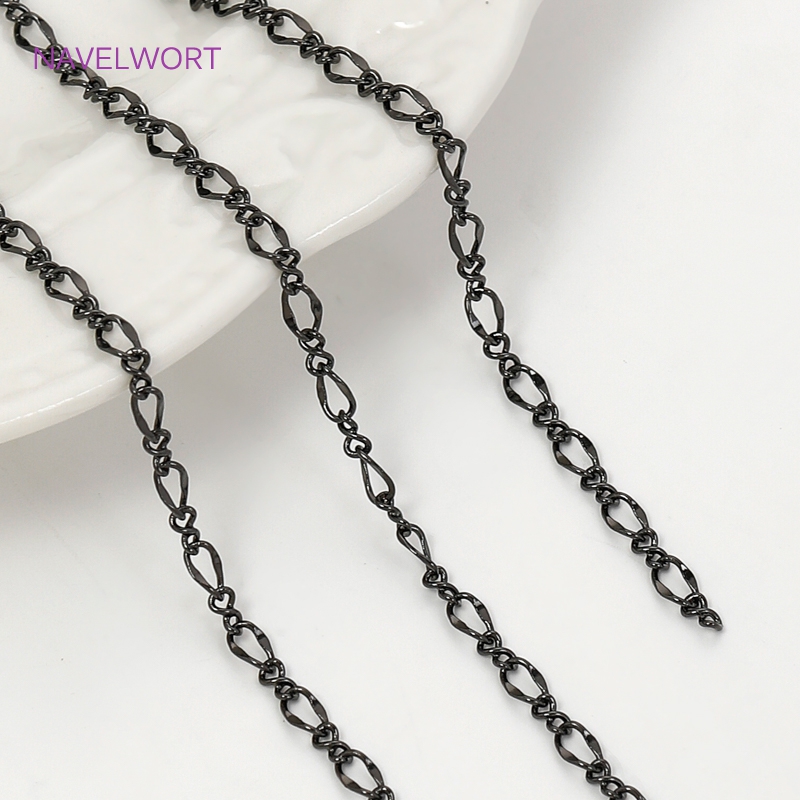 Rantai Tipis Oval Warna Hitam  - Embroidery Art ulasan dan harga