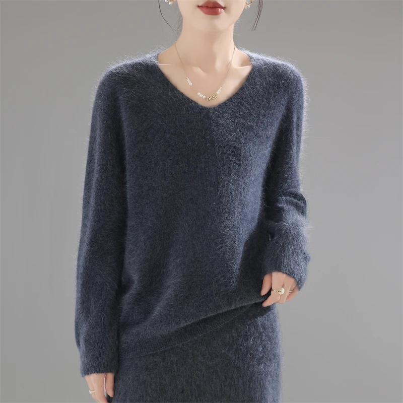Sweater Wanita 100% Wol Merino - Embroidery Fashion ulasan dan harga