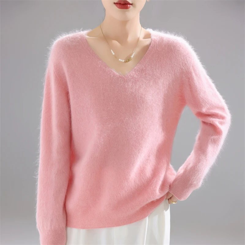 Sweater Wanita 100% Wol Merino - Embroidery Fashion ulasan dan harga