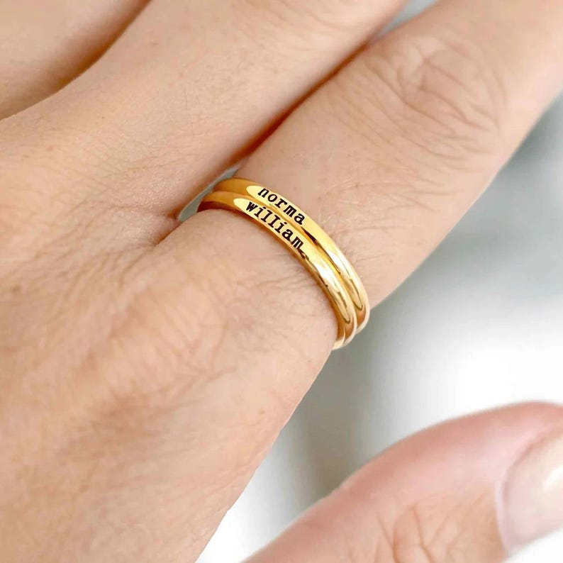 Cincin Nama Terukir yang Diper - Embroidery Alphabet ulasan dan harga