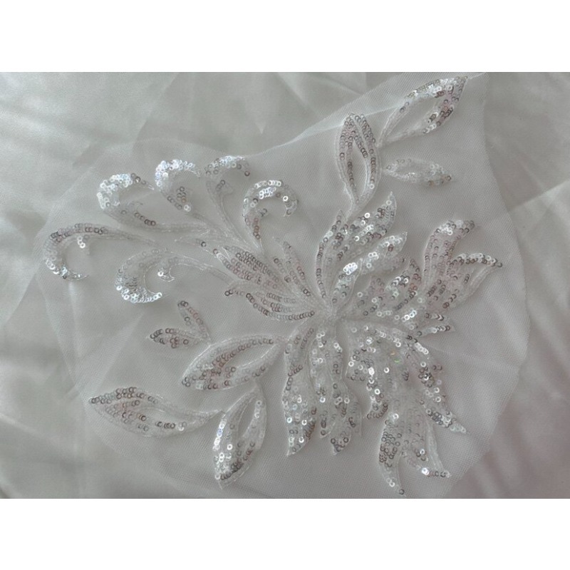 Patch Bordir Renda Payet Bunga - Embroidery Flower Pattern ulasan dan harga