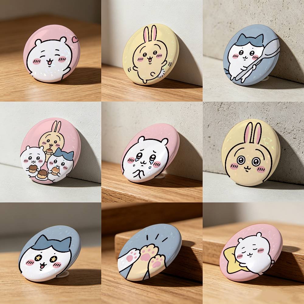 c-Chiikawa-A Pin Kancing Tekst - Embroidery Texture ulasan dan harga