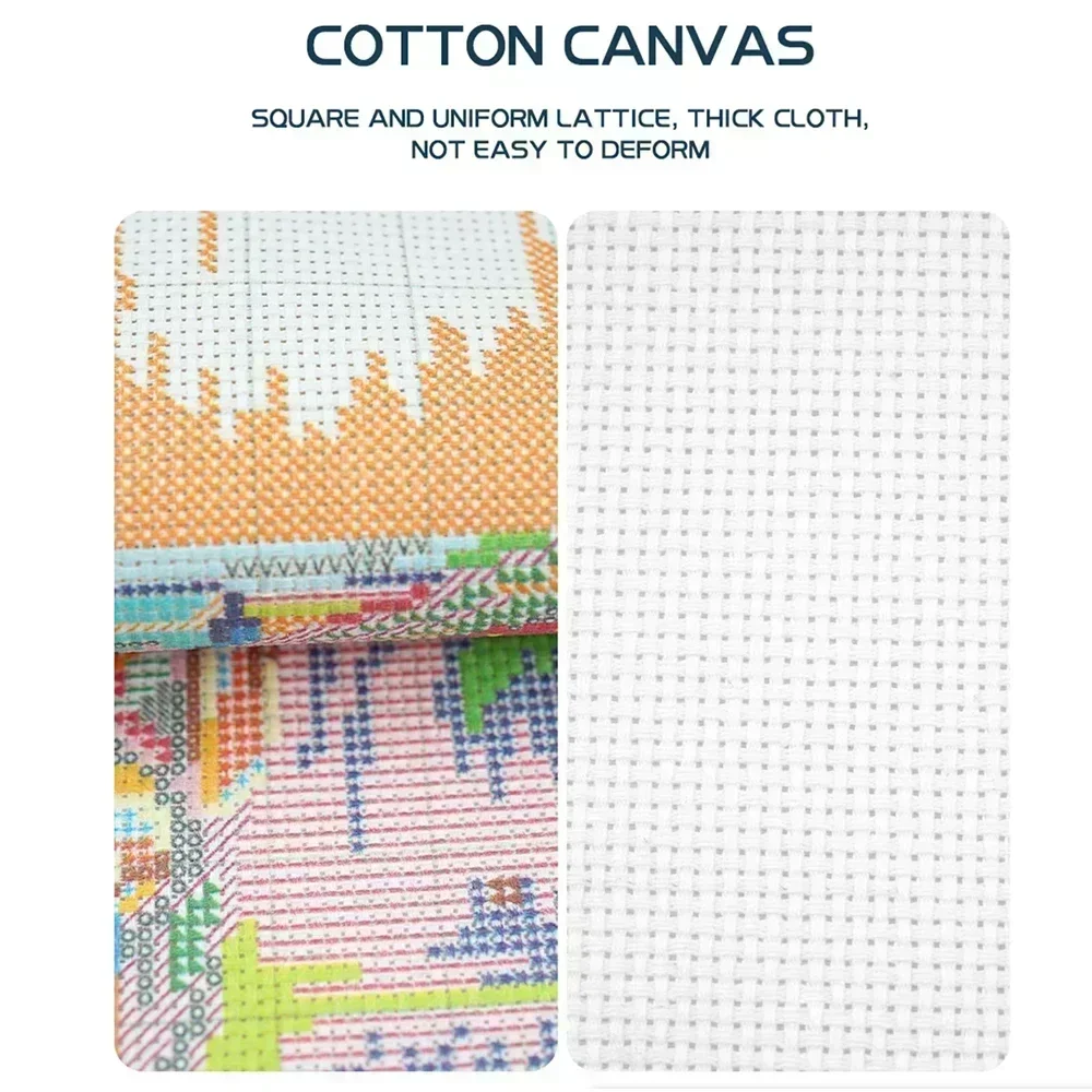 News Kit Sulam Kristik Pra-Cet - Embroidery Running Stitch ulasan dan harga