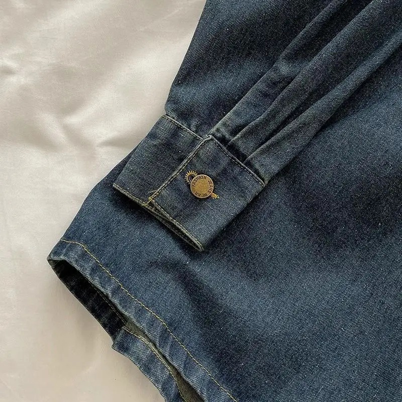 Set Rok Denim Y2K: Jaket Kanci - Embroidery Fashion ulasan dan harga