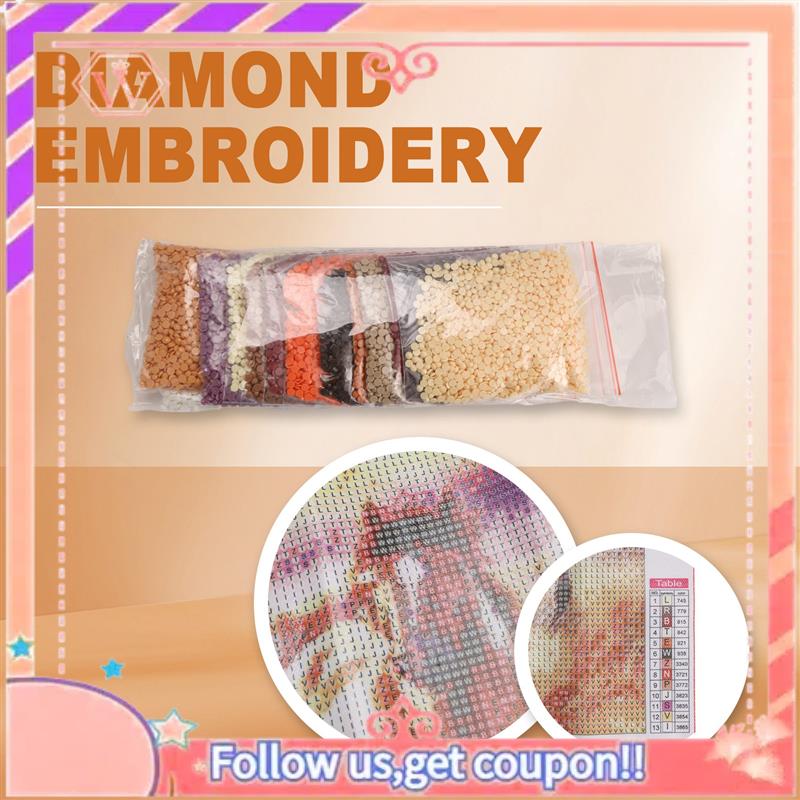 Lukisan Berlian DIY Berlian Pe - Embroidery Running Stitch ulasan dan harga
