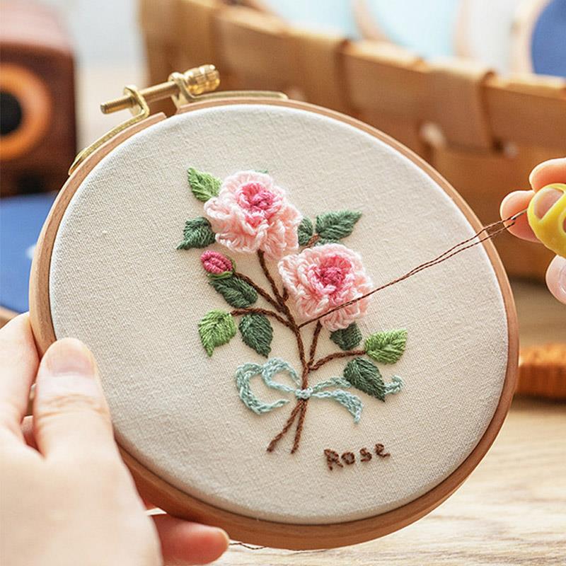 1 Buah Tempat Cincin Lingkaran - Embroidery Hoop Stand ulasan dan harga