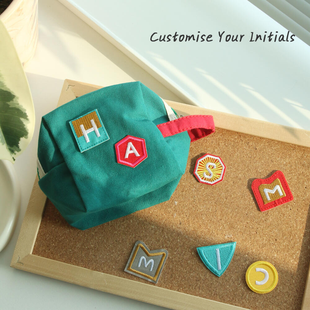 Dompet Kanvas Mini Bordir Inis - Embroidery Alphabet ulasan dan harga