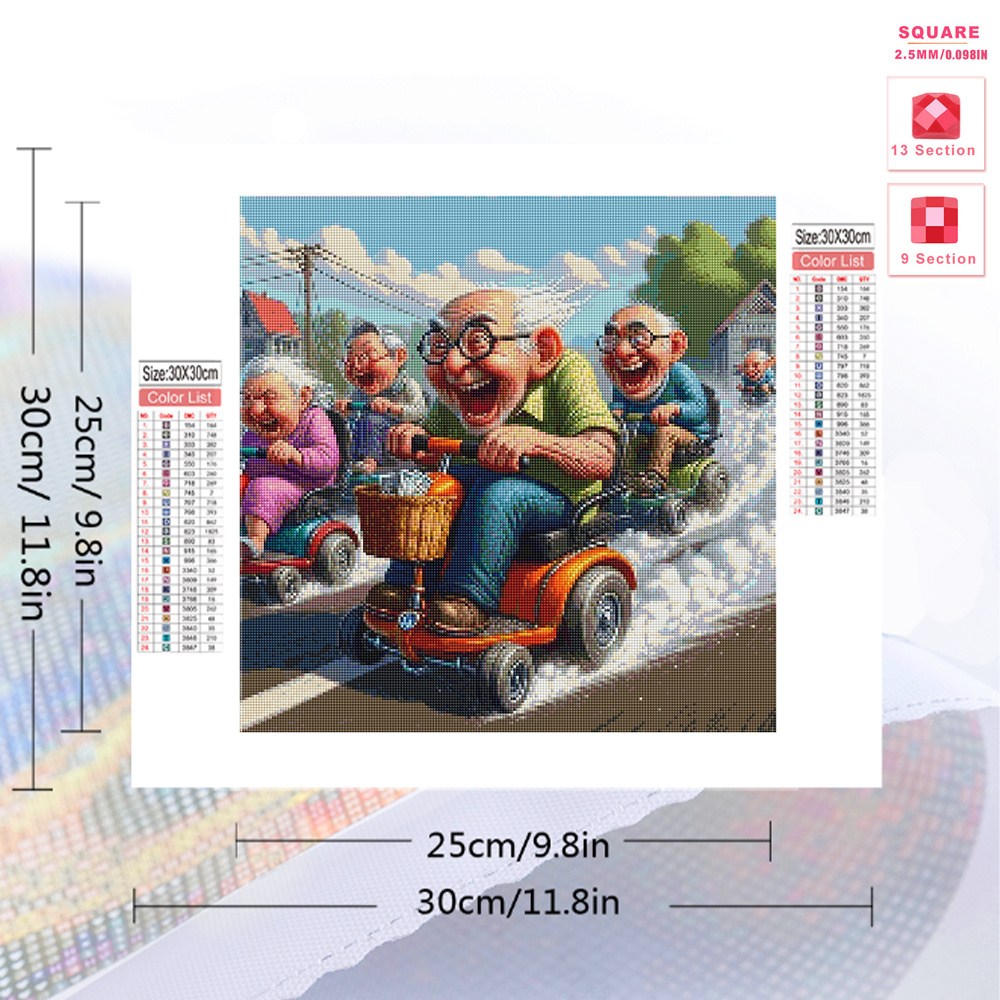 Momoart 5D DIY Berlian mosaik  - Embroidery X Stitch ulasan dan harga