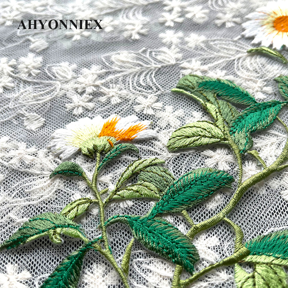 1 Buah Stiker Bunga Aster Lucu - Embroidery Flower Pattern ulasan dan harga