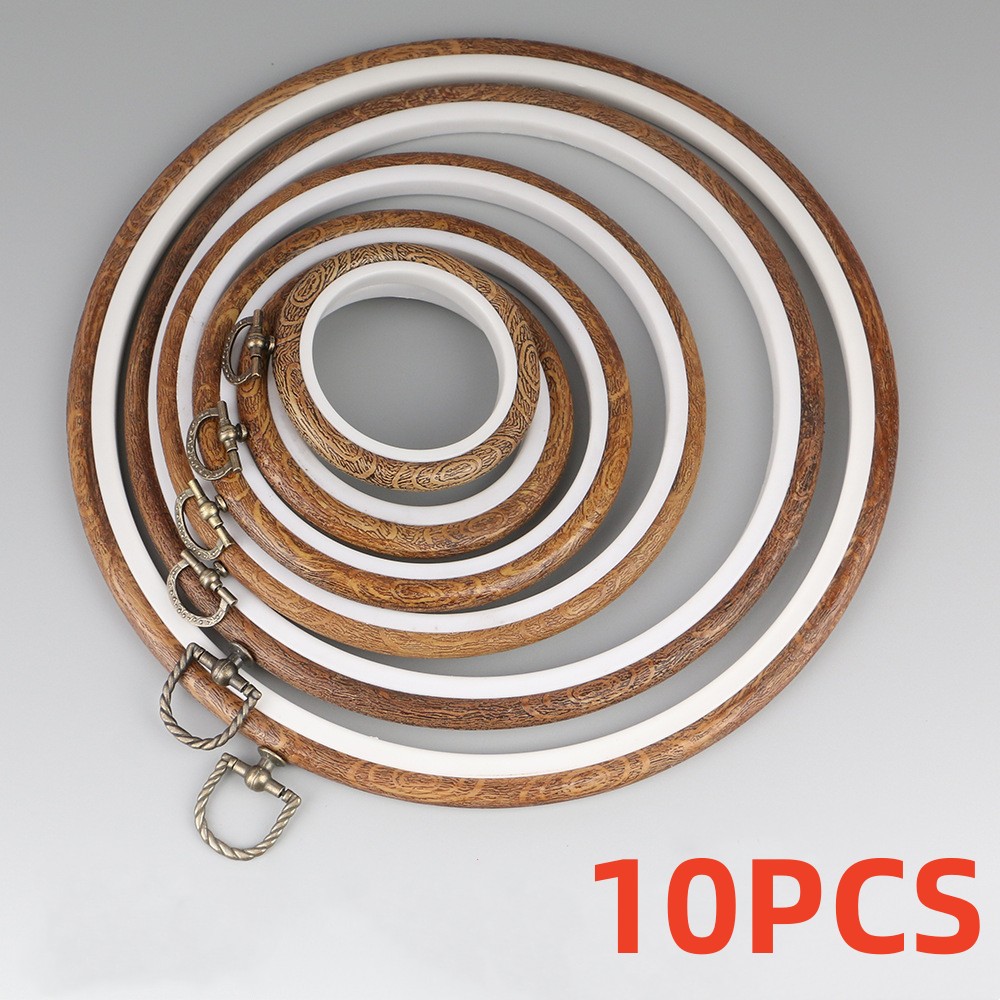 10 buah/Set 7.5. 6-26 cm bulat - Embroidery Hoop Stand ulasan dan harga