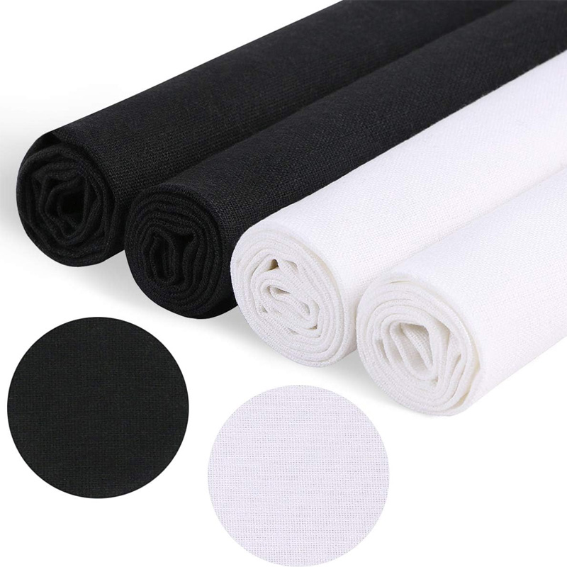 4 Potong Kain Linen, Kain Warn - Embroidery X Stitch ulasan dan harga