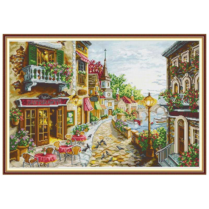 Jalan sisi Restoran pola dihit - Embroidery Tas ulasan dan harga