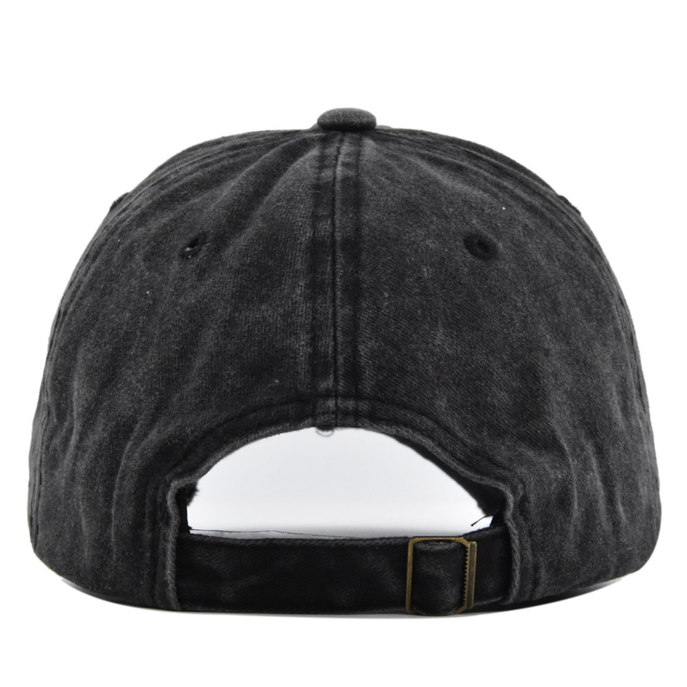 Topi Baseball Vintage Washed u - Embroidery Letter N ulasan dan harga